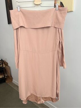 NWT Notes Du Nord Off the Shoulder Long Sleeve Dress